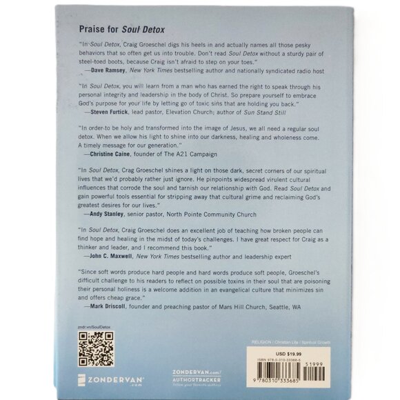 Soul Detox: Clean Living in a Contaminated World by Craig Groeschel NEW - Picture 6 of 6